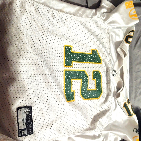 Aaron Rogers Green Bay Packers #12 NFL Jersey- White. - Picture 3 of 8